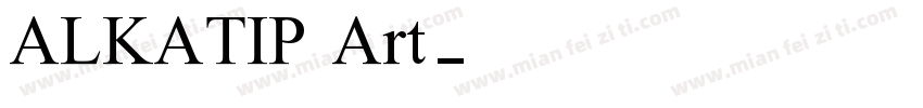 ALKATIP Art字体转换